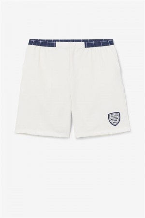 Navy / White Men's Fila Anyz Shorts | Saudi Arabia-296510