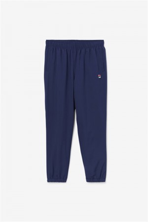 Navy / White / Red Men's Fila Amar Track Pants | Saudi Arabia-832956
