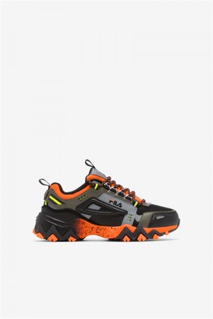 Orange / Black Kids' Fila Oakmont Tr Shoes | Saudi Arabia-732095