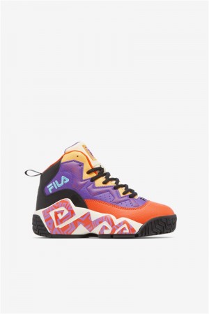 Orange / Purple / Red Orange Kids' Fila MB Shoes | Saudi Arabia-358726