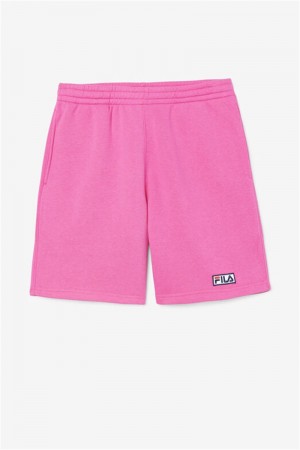 Pink Men's Fila Kylan Shorts | Saudi Arabia-462098