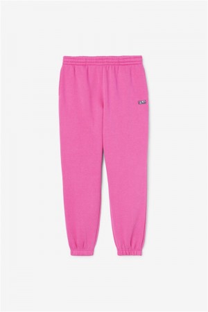 Pink Men's Fila Lassie Joggers | Saudi Arabia-486130