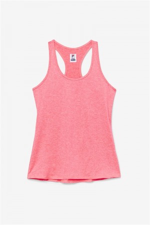 Pink Women's Fila Pickleball Racerback Tanks | Saudi Arabia-958760