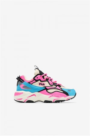 Purple Kids' Fila Ray Tracer Apex Shoes | Saudi Arabia-261039