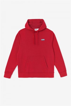 Red Men's Fila Algot Hoodie | Saudi Arabia-549810