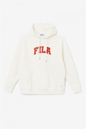 Red Men's Fila Brook Hoodie | Saudi Arabia-620783