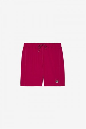 Red Men's Fila La Finale Woven Shorts | Saudi Arabia-496137