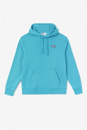 Turquoise Men's Fila Algot Hoodie | Saudi Arabia-543710