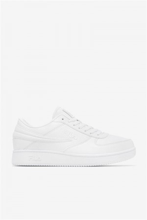 White Men's Fila A-Low Shoes | Saudi Arabia-732690