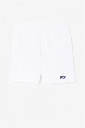 White Men's Fila Kylan Shorts | Saudi Arabia-392614