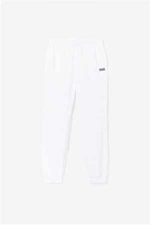 White Men's Fila Lassie Joggers | Saudi Arabia-785409