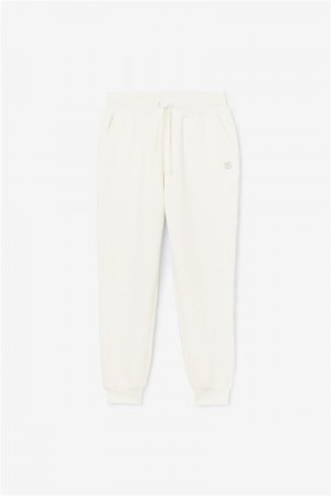 White Women's Fila Avah Joggers | Saudi Arabia-316970
