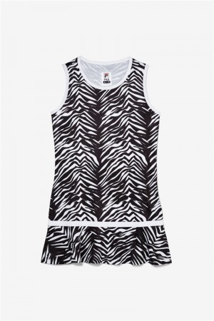 White Women's Fila Core Dress | Saudi Arabia-358964