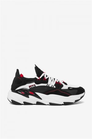 White / Black / Red Men's Fila Ray Tracer Evo 2 Shoes | Saudi Arabia-530719