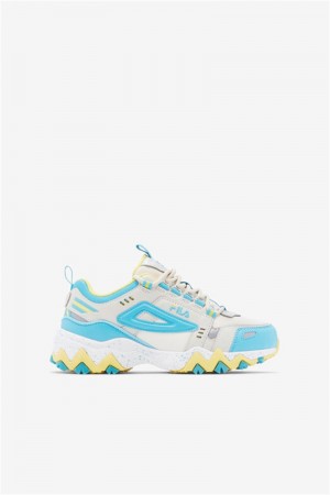 White / Blue Kids' Fila Oakmont Tr Shoes | Saudi Arabia-651478