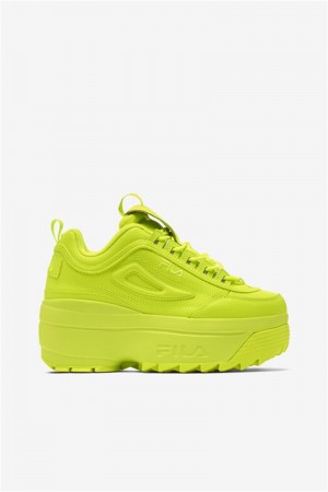 Yellow Women's Fila Disruptor 2 Wedge Shoes | Saudi Arabia-680154