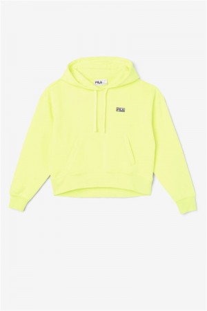 Yellow Women's Fila Marina Hoodie | Saudi Arabia-462073