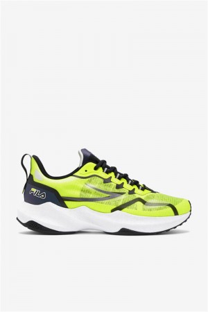 Yellow / Black / White Men's Fila Tactik 3 Impulse Shoes | Saudi Arabia-312690