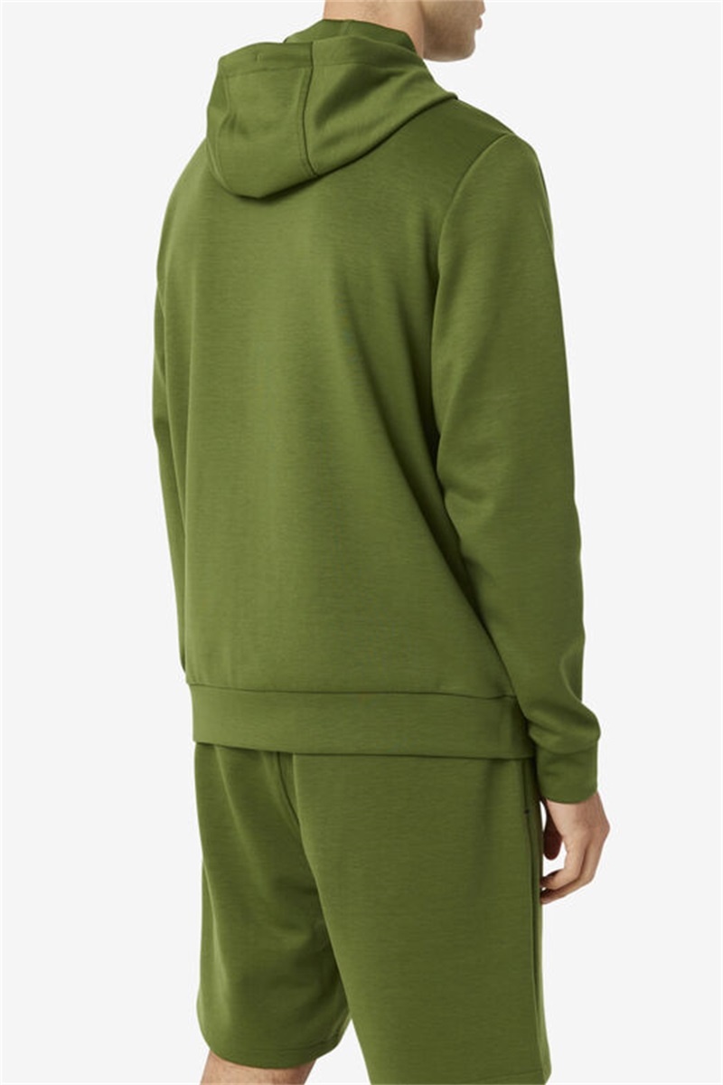 Black Men's Fila Aadheen Hoodie | Saudi Arabia-623801
