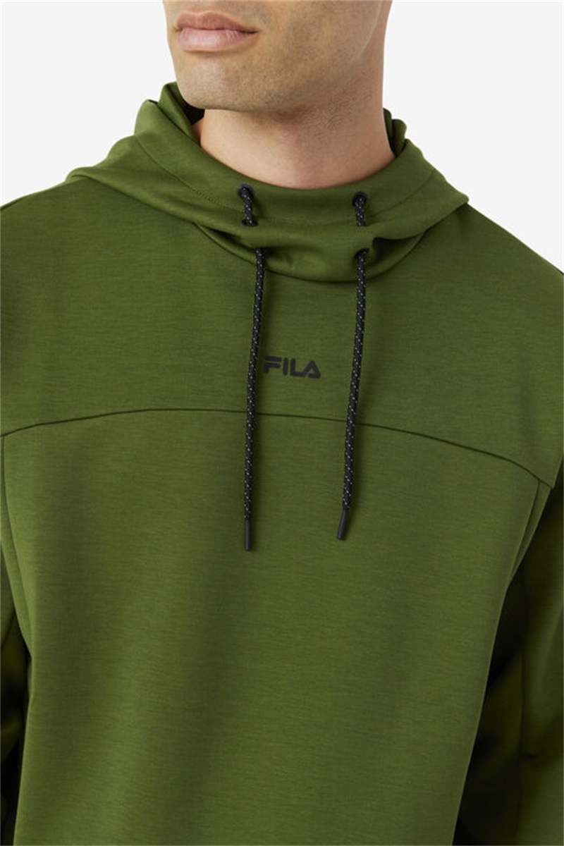 Black Men's Fila Aadheen Hoodie | Saudi Arabia-623801