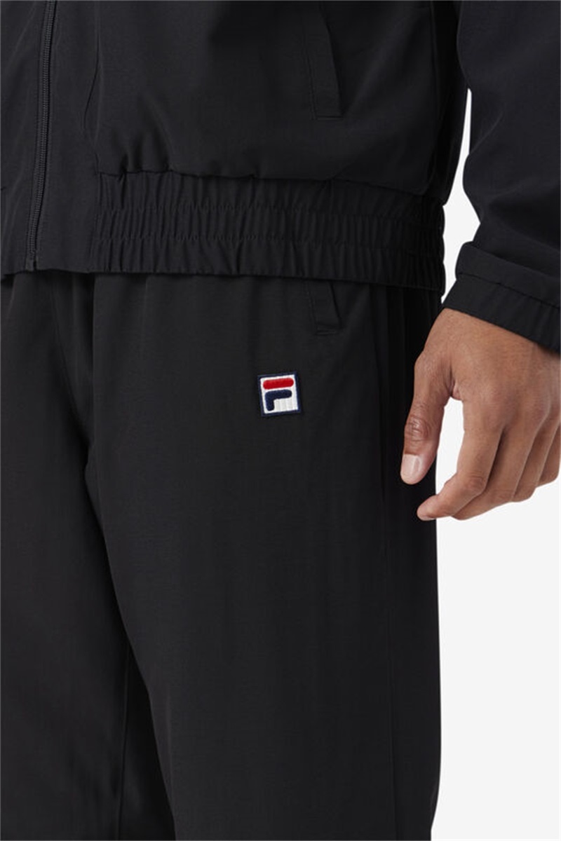 Black Men's Fila Amar Track Pants | Saudi Arabia-295687