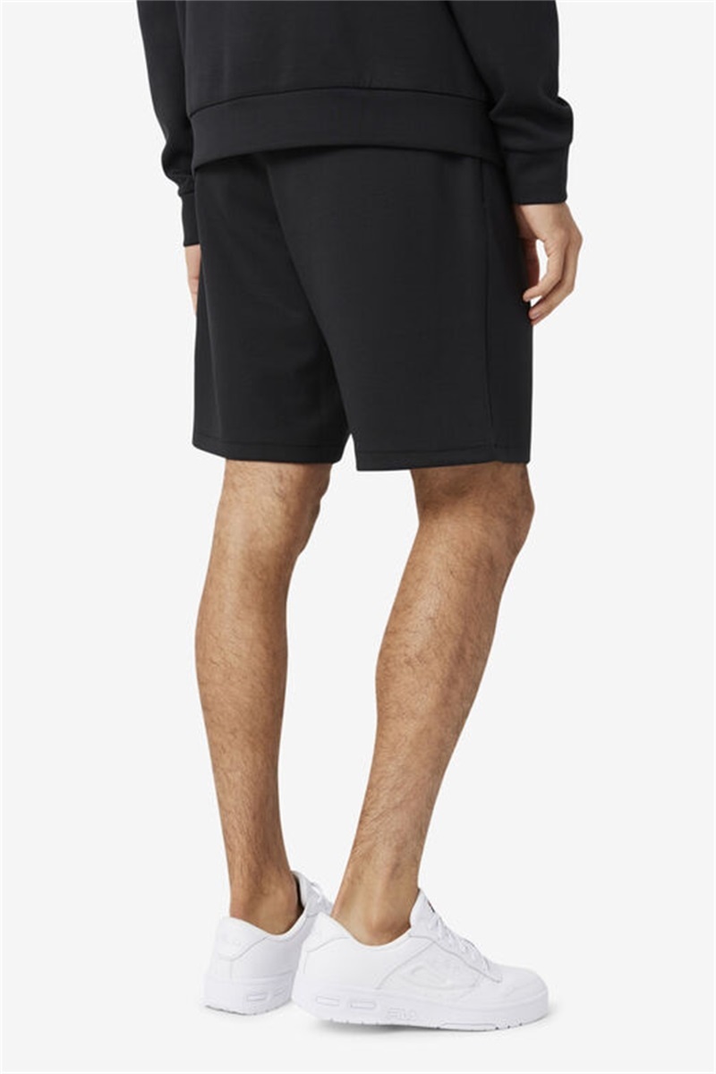 Black Men's Fila Balban Shorts | Saudi Arabia-591803
