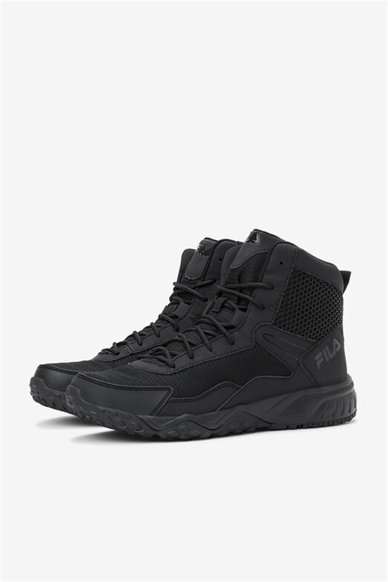 Black Men's Fila Chastizer Boots | Saudi Arabia-607948