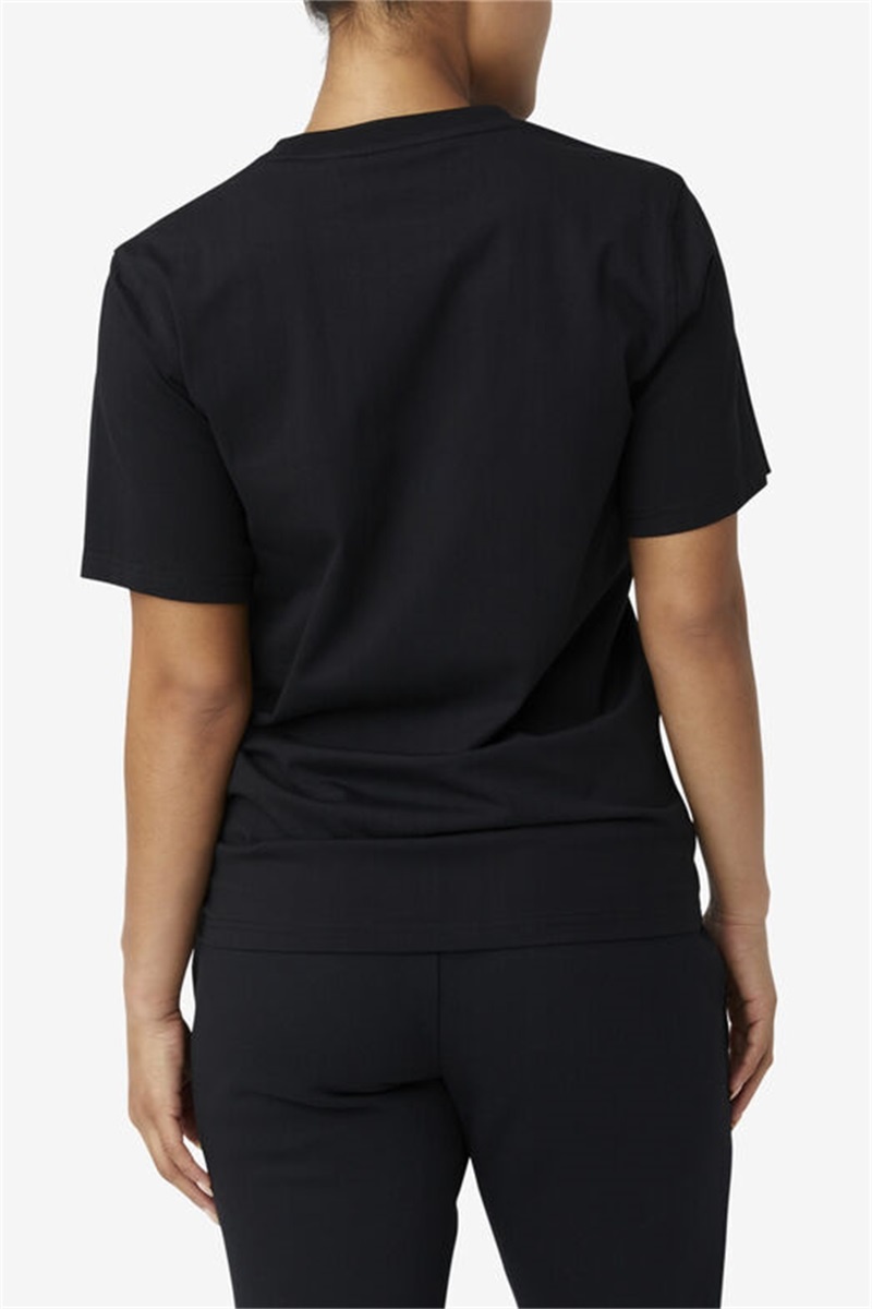 Black Men's Fila Derion Tee | Saudi Arabia-325806