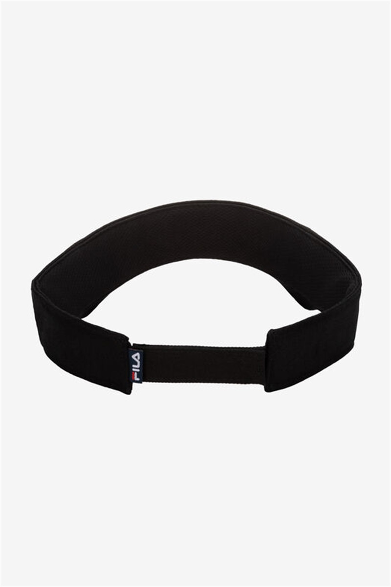 Black Men's Fila Embroidered Visor Hats | Saudi Arabia-452869