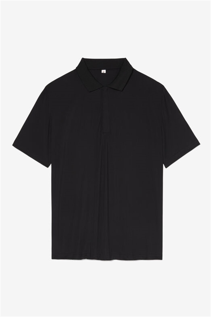 Black Men\'s Fila Essentials Ss Polo Shirts | Saudi Arabia-469215