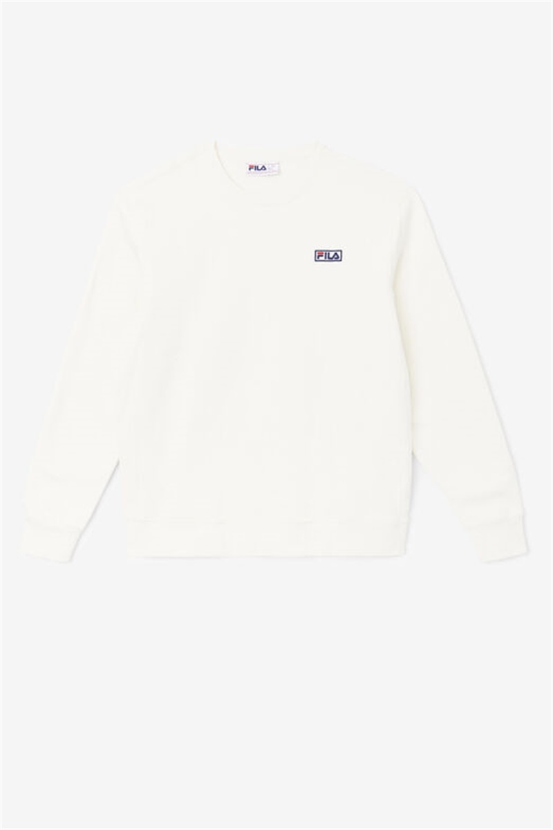 Black Men\'s Fila Garran Crew Sweatshirts | Saudi Arabia-125839