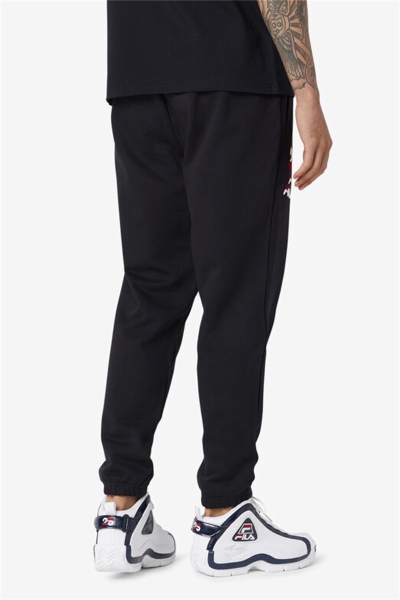 Black Men's Fila Grant Hill Orson Pants | Saudi Arabia-169857