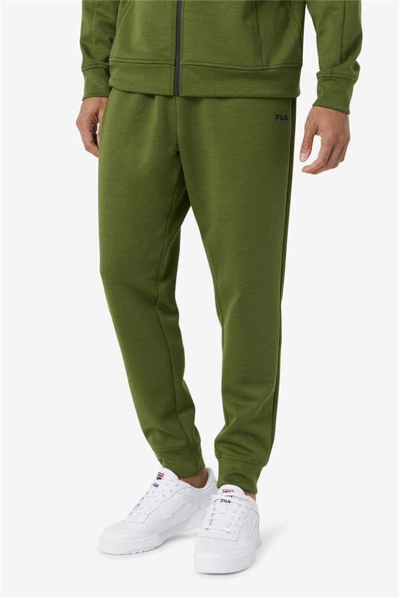 Black Men's Fila Himmat Joggers | Saudi Arabia-649257