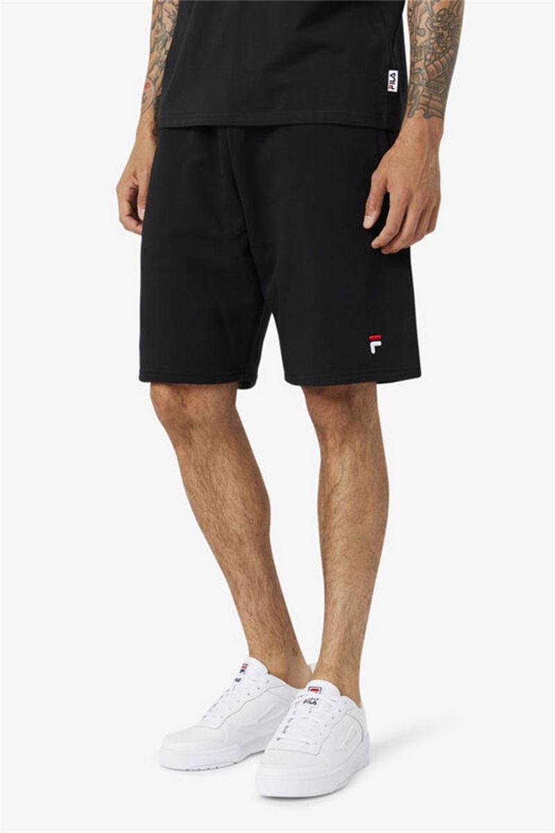 Black Men's Fila Kasta Shorts | Saudi Arabia-378146