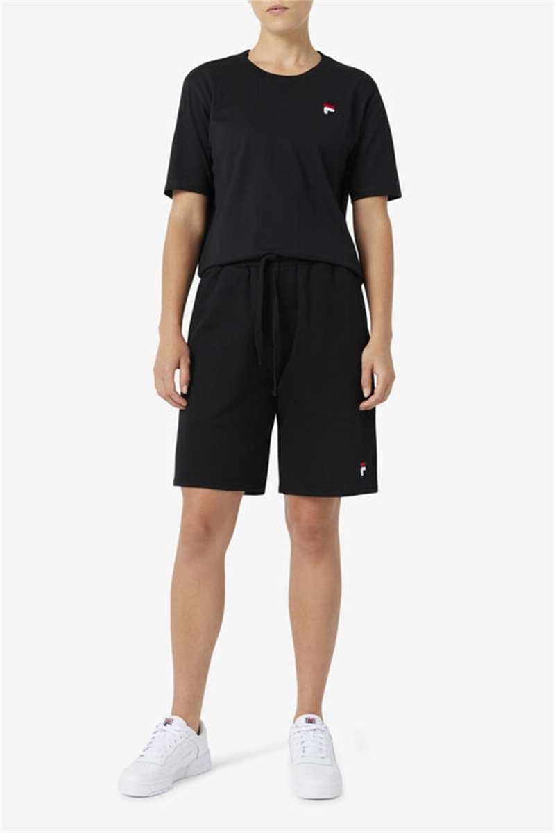 Black Men's Fila Kasta Shorts | Saudi Arabia-378146