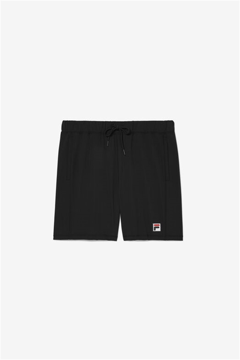 Black Men\'s Fila La Finale Woven Shorts | Saudi Arabia-986753