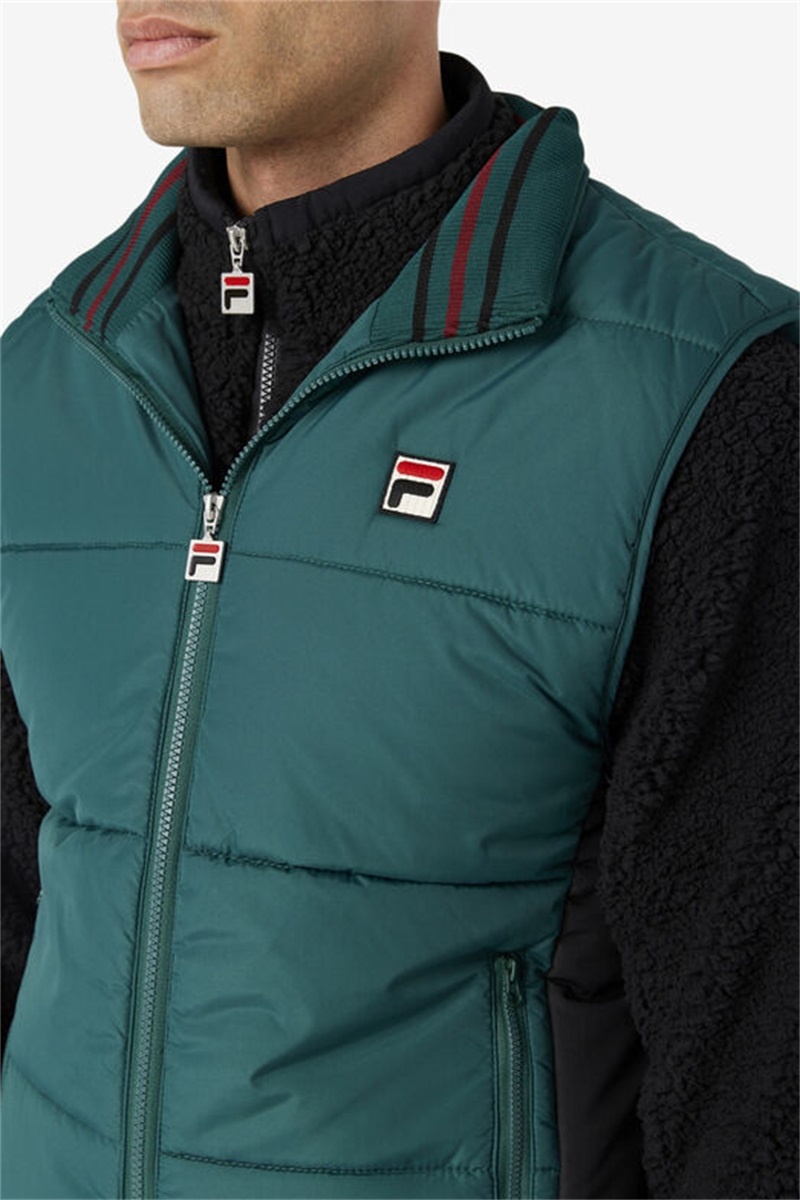 Black Men's Fila Matias Vest | Saudi Arabia-179486