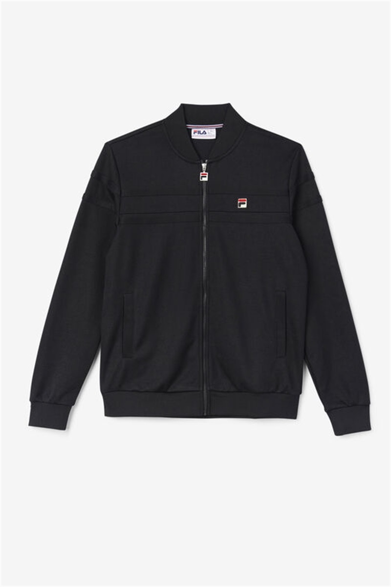 Black Men\'s Fila Naso Jackets | Saudi Arabia-169754