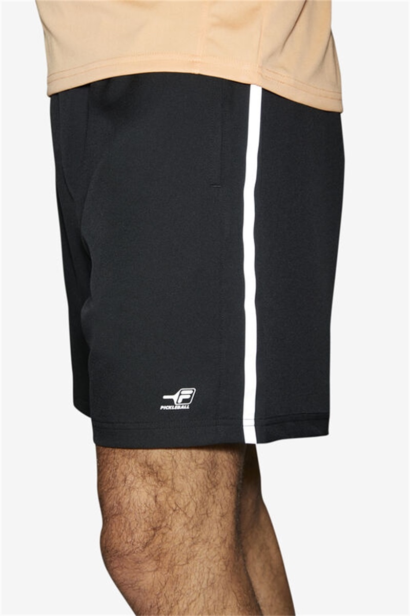 Black Men's Fila Pickleball Shorts | Saudi Arabia-195743