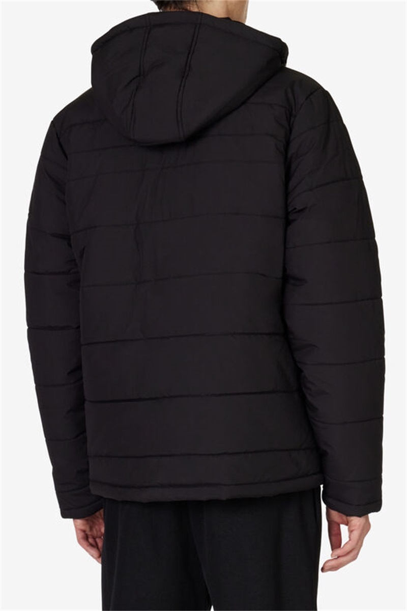Black Men's Fila Premium Heavyweight Puffers | Saudi Arabia-185243
