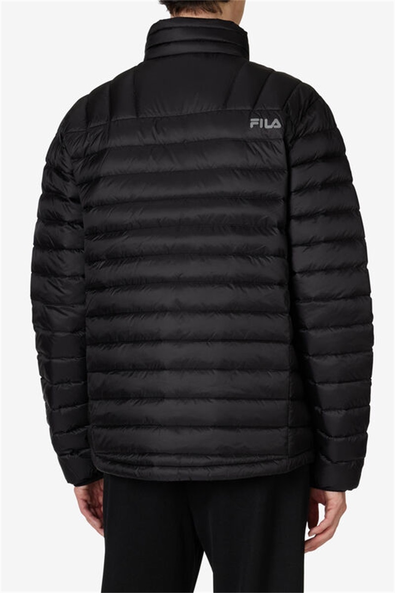 Black Men's Fila Premium Lightweight Puffers | Saudi Arabia-028461