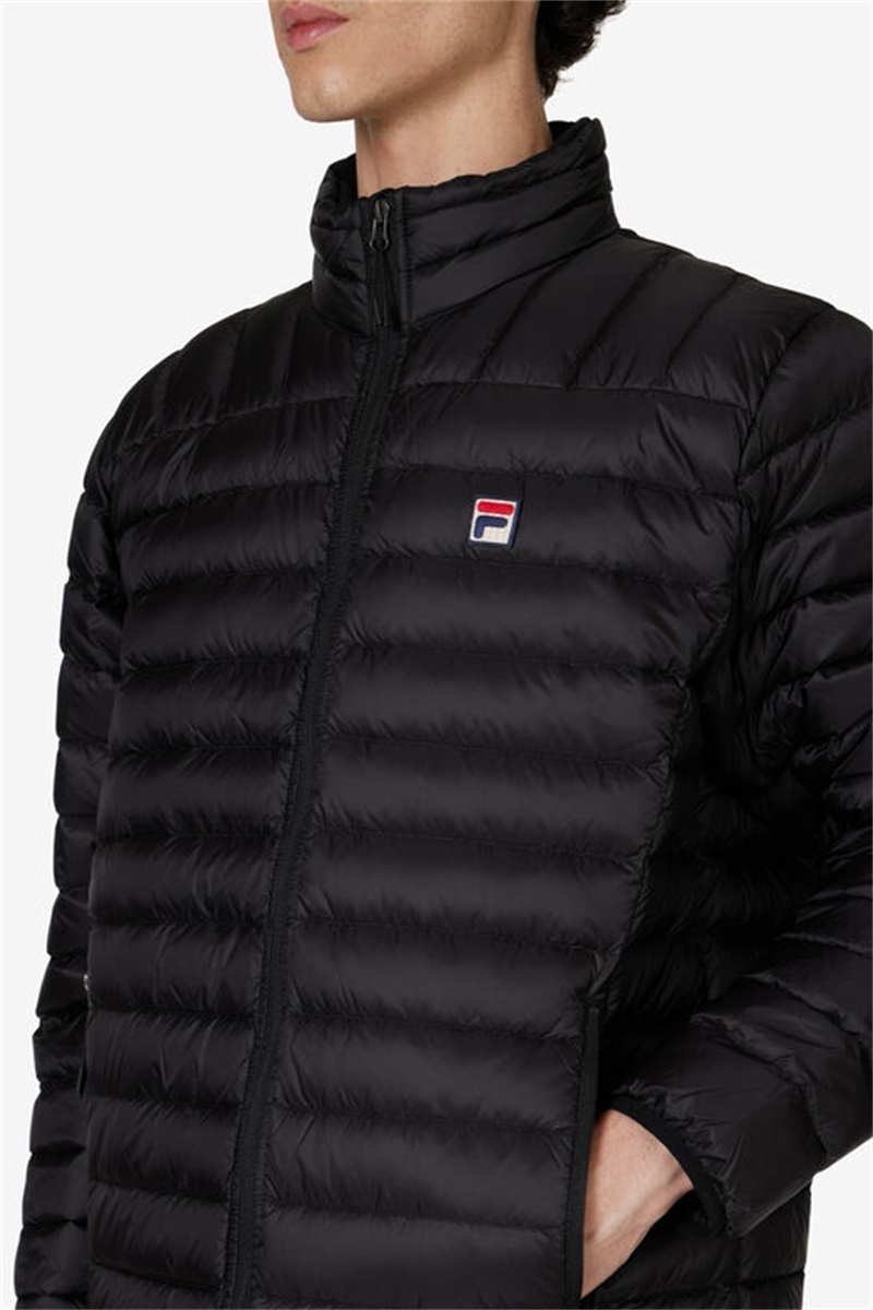 Black Men's Fila Premium Lightweight Puffers | Saudi Arabia-028461