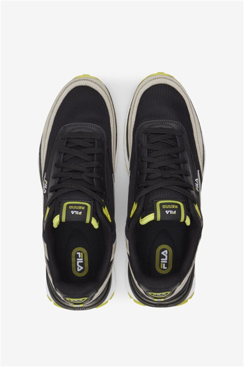 Black Men's Fila Renno Sneakers | Saudi Arabia-473618