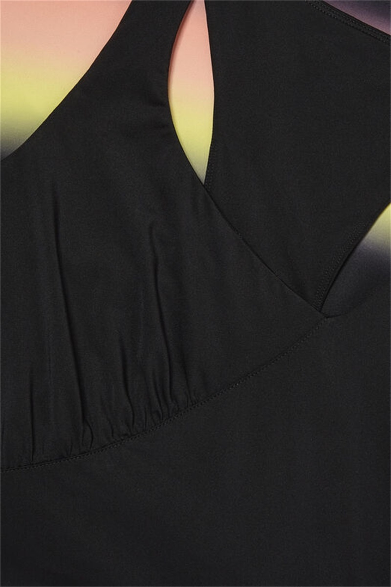 Black Women's Fila Backspin Dress | Saudi Arabia-751693