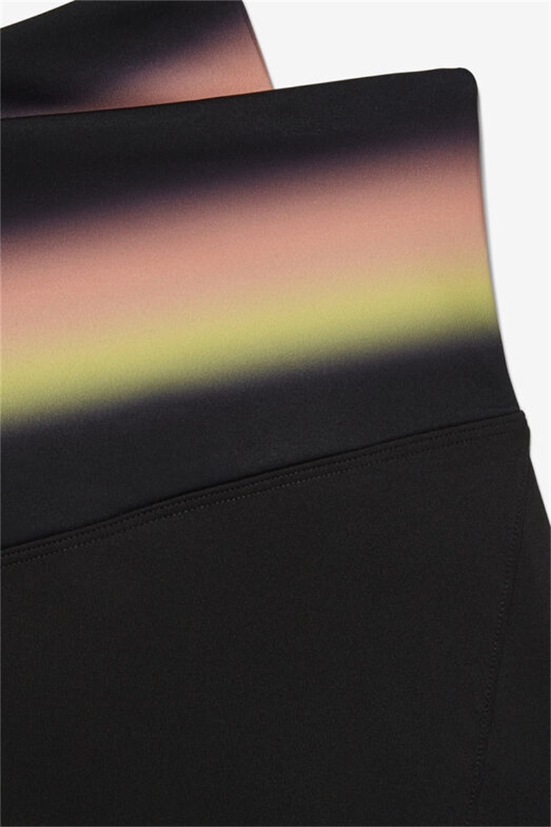 Black Women's Fila Backspin Printed Skirts | Saudi Arabia-684307