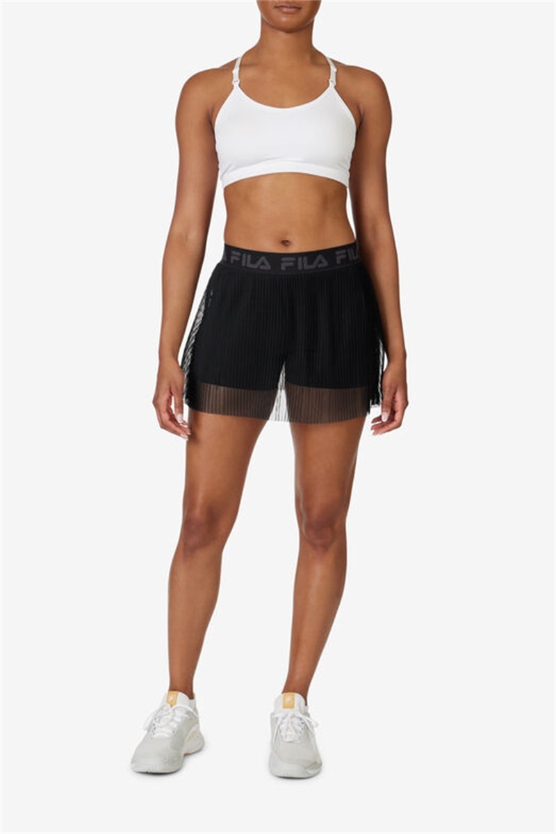 Black Women's Fila Essentials Illusion Skirts | Saudi Arabia-381705