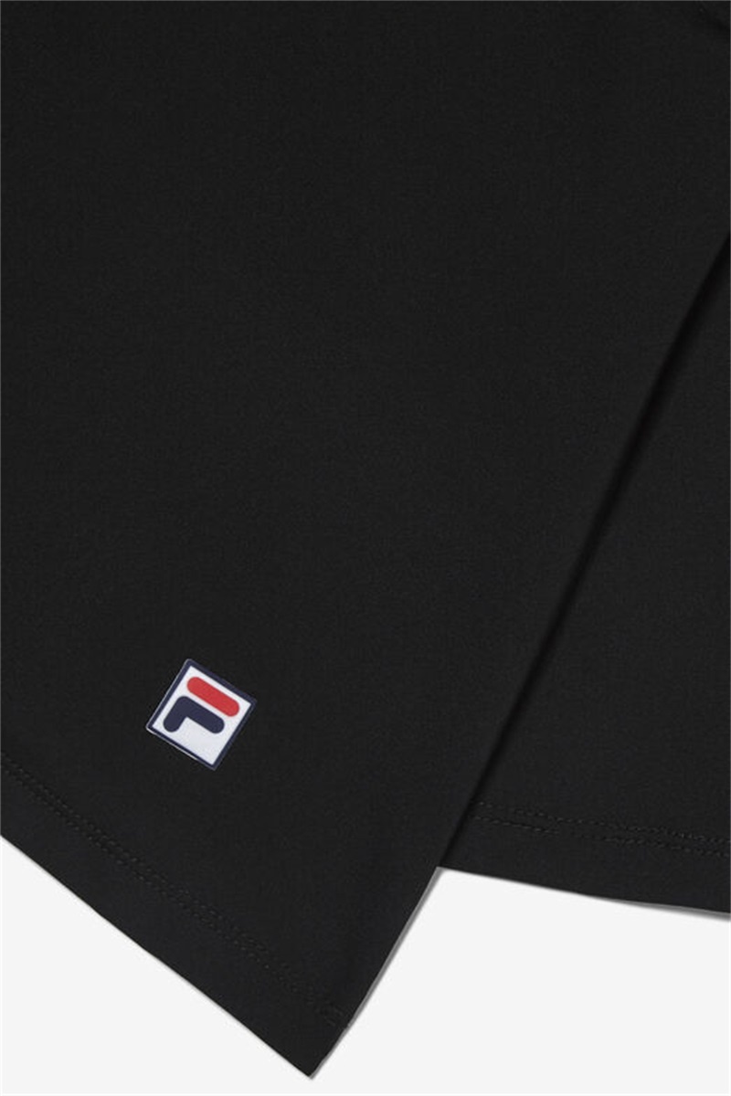 Black Women's Fila Essentials Long Flirty Skirts | Saudi Arabia-682931