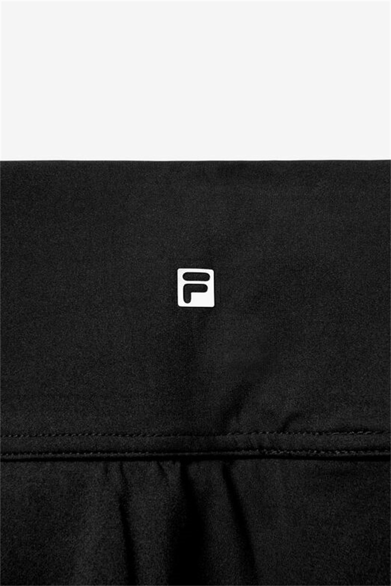 Black Women's Fila Essentials Tiered Skirts | Saudi Arabia-493812