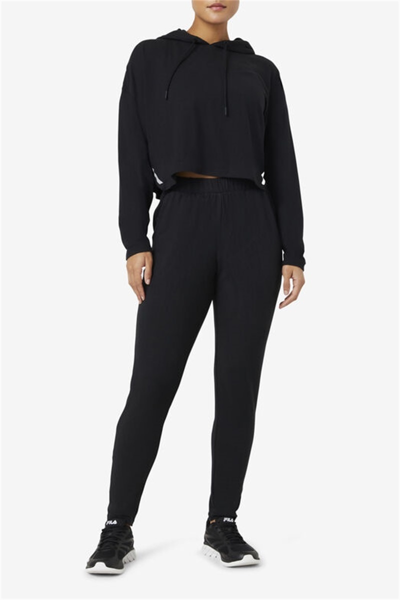 Black Women's Fila Fi-Lux Joggers | Saudi Arabia-261973