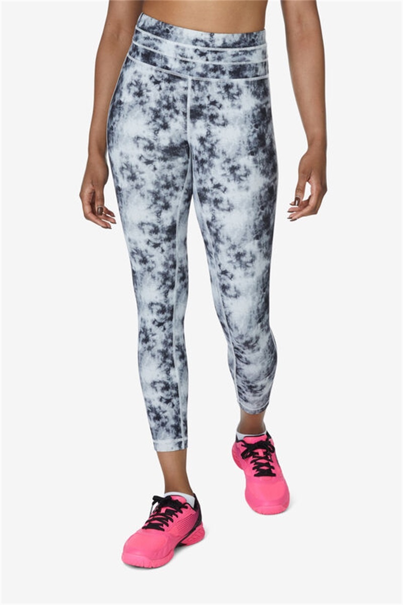 Black Women's Fila Forza Dance Leggings | Saudi Arabia-198743